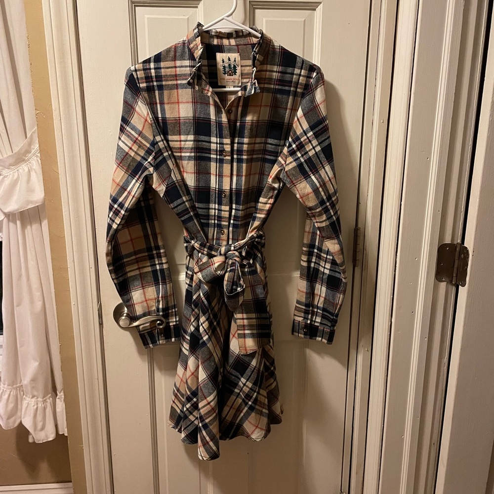 Kiel James Patrick Cozy Cabin Flannel Plaid Dress